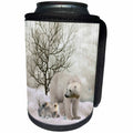 3dRose Heike Köhnen Design Animal - Awesome polar bear in a fantasy winter landscape - Can Cooler Bottle Wrap (cc_262379)