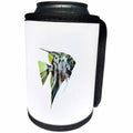 3dRose Sven Herkenrath Animals - Zebra Angelfish Fish Image Tropical - Can Cooler Bottle Wrap (cc_262423)