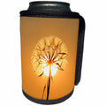 3dRose Sven Herkenrath Nature - Dandelion And The Sunny Sky Nature Flowers - Can Cooler Bottle Wrap (cc_262475)