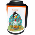 3dRose Thanksgiving - Image of Happy Thanksgiving Cartoon Turkey - Can Cooler Bottle Wrap (cc_262505)
