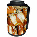 3dRose Food - Image of Macro Of Pretzels - Can Cooler Bottle Wrap (cc_262516)