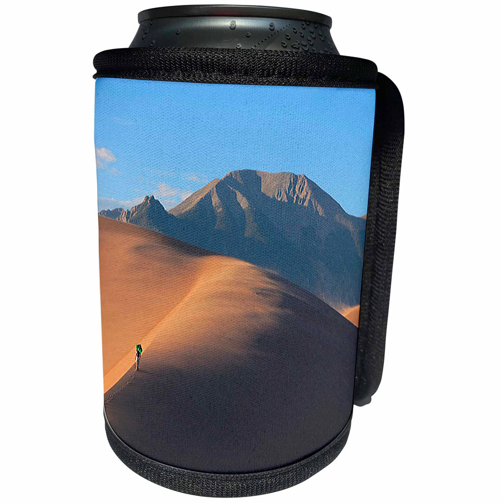3dRose Sandy Mertens Colorado - Great Sand Dunes No 1 - Can Cooler Bottle Wrap (cc_26267)