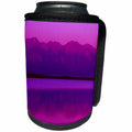 3dRose Sandy Mertens Colorado - Purple Haze Over the Peaks of Sangre de Cristo - Can Cooler Bottle Wrap (cc_26270)
