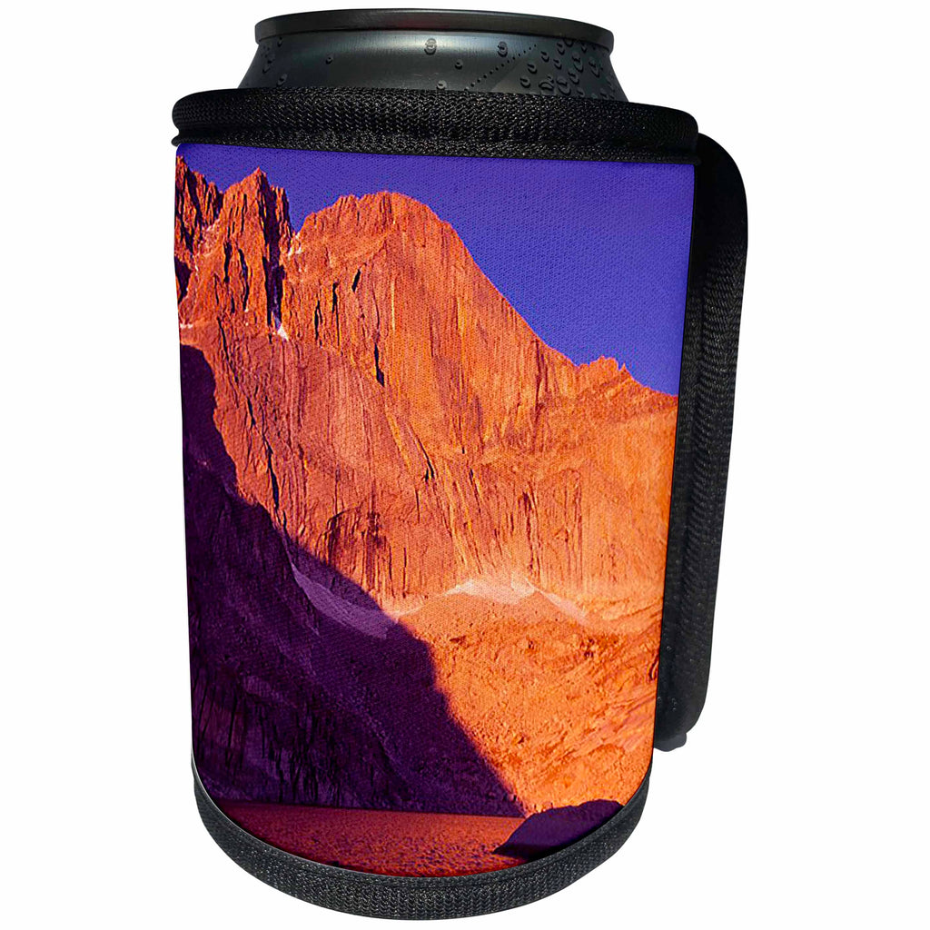 3dRose Sandy Mertens Colorado - Chasm Lake Diamond Longs Peak Rockies - Can Cooler Bottle Wrap (cc_26276)