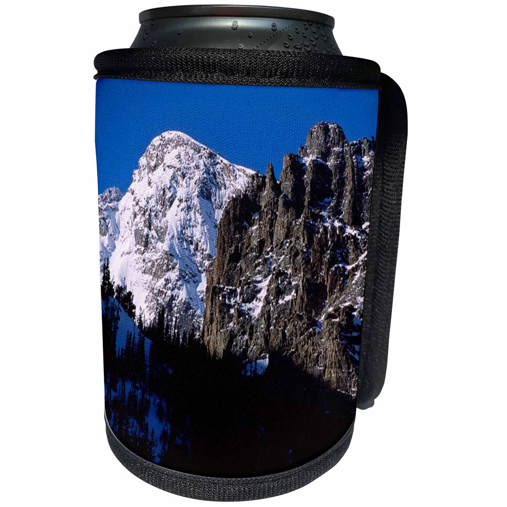 3dRose Sandy Mertens Colorado - Glacier Gorge Rocky Mountain National Park - Can Cooler Bottle Wrap (cc_26280)