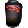3dRose Sandy Mertens Colorado - Longs Peak in Spotlight Rocky Mountain National Park - Can Cooler Bottle Wrap (cc_26282)