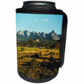 3dRose Sandy Mertens Colorado - Mt Sneffels and Farmland - Can Cooler Bottle Wrap (cc_26291)