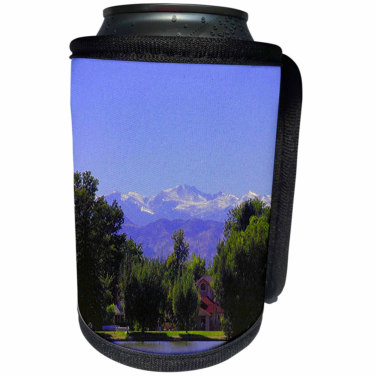 3dRose Sandy Mertens Colorado - Mount Evans Denver Area - Can Cooler Bottle Wrap (cc_26292)