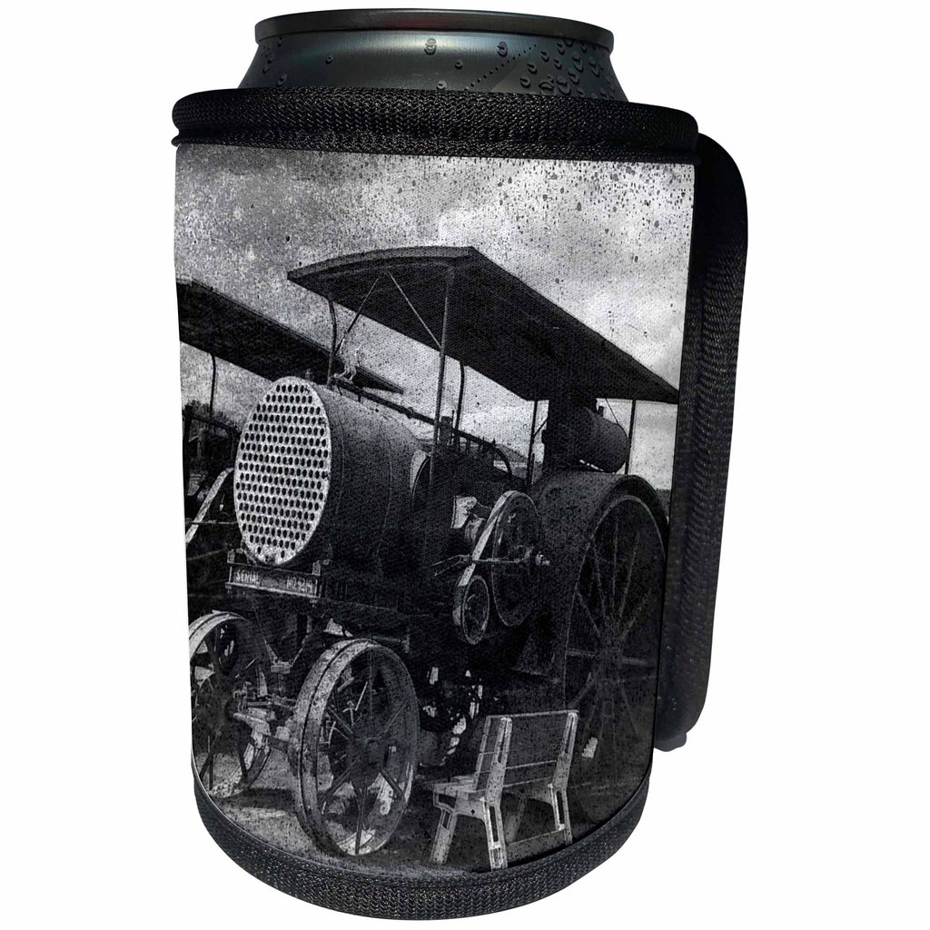 3dRose Cassie Peters Photography - Vintage Tractors - Can Cooler Bottle Wrap (cc_262926)