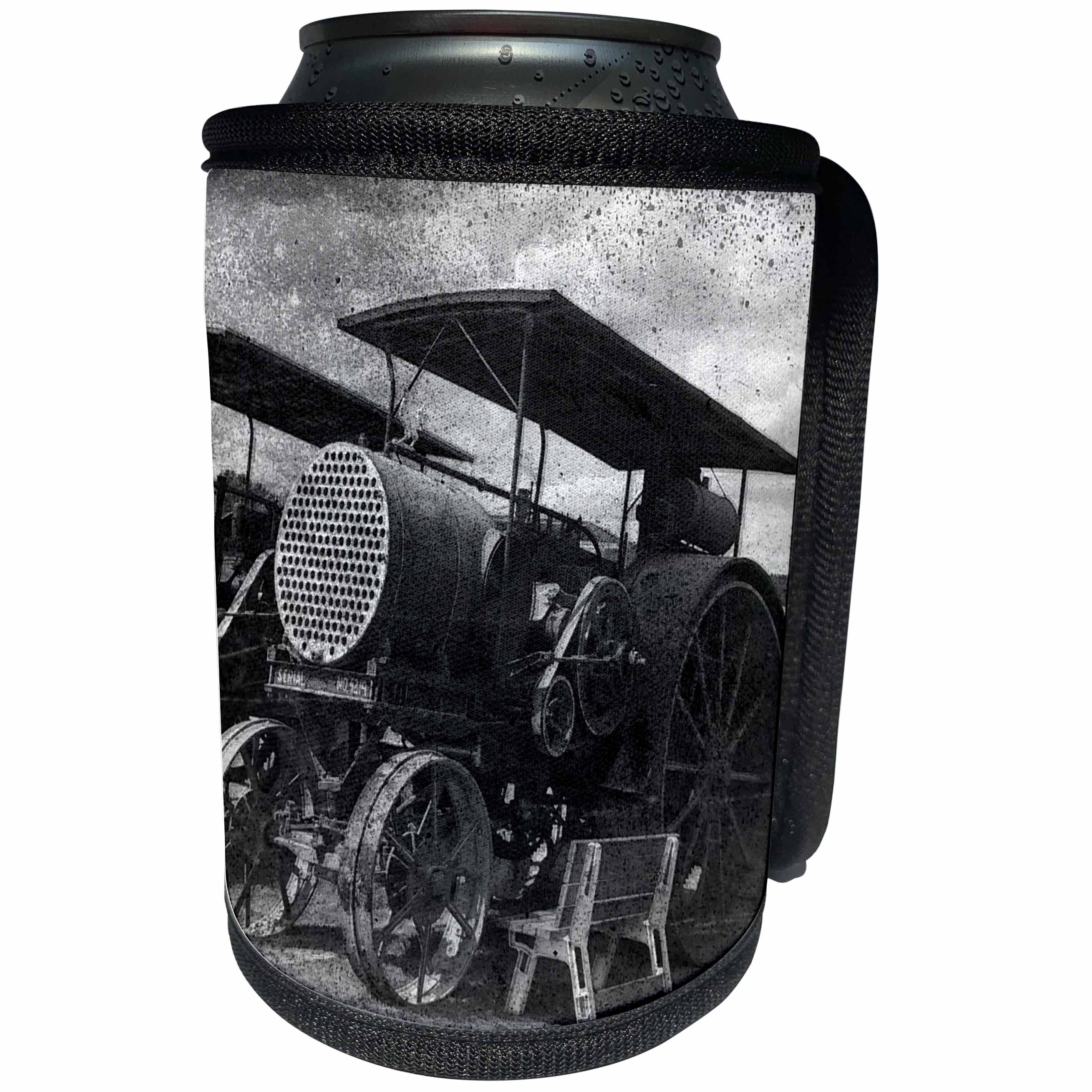 3dRose Cassie Peters Photography - Vintage Tractors - Can Cooler Bottle Wrap (cc_262926)