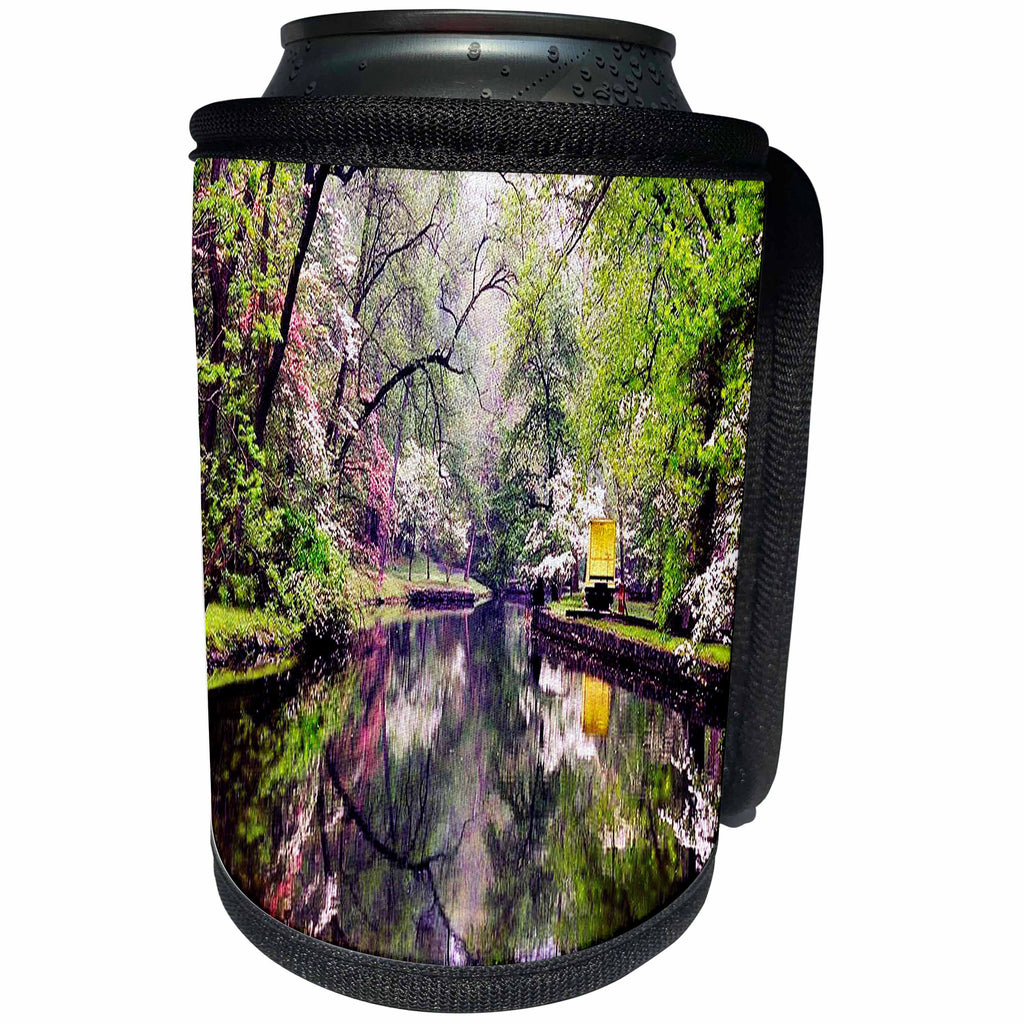 3dRose Sandy Mertens State of Delaware - Brandywine Creek - Can Cooler Bottle Wrap (cc_26312)