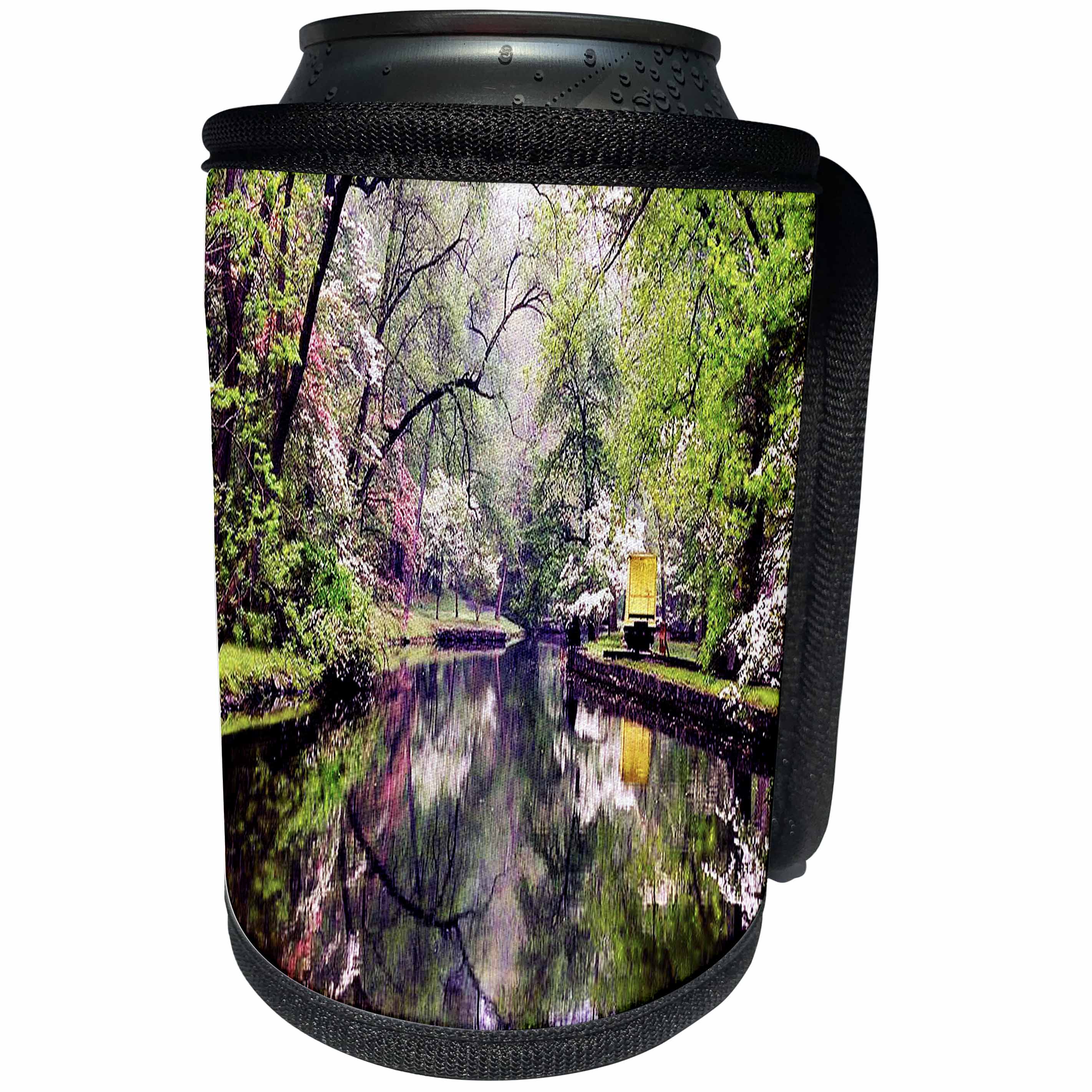 3dRose Sandy Mertens State of Delaware - Brandywine Creek - Can Cooler Bottle Wrap (cc_26312)