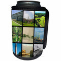 3dRose Sandy Mertens State of Delaware - Delaware State Collage - Can Cooler Bottle Wrap (cc_26317)