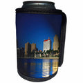 3dRose Sandy Mertens Florida - West Palm Beach in Spotlight - Can Cooler Bottle Wrap (cc_26318)