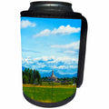 3dRose Jos Fauxtographee- LDS Temple in Utah - A beautiful Temple for the LDS People on a road near Santaquin UT - Can Cooler Bottle Wrap (cc_263389)