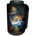 3dRose Sandy Mertens Idaho - Shoshone Falls at Night painting - Can Cooler Bottle Wrap (cc_26354)