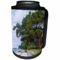 3dRose Sandy Mertens Mississippi - Biloxi Lighthouse Woodward Painting - Can Cooler Bottle Wrap (cc_26383)