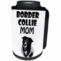 3dRose All Smiles Art Pets - Funny Cute Border Collie Mom Cartoon - Can Cooler Bottle Wrap (cc_263863)