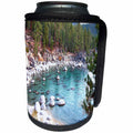 3dRose Sandy Mertens Nevada - Secret Beach by Lake Tahoe East Shore - Can Cooler Bottle Wrap (cc_26410)