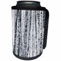 3dRose Alexis Photography - Christmas - Snowfall. Birch grove in winter. White Christmas - Can Cooler Bottle Wrap (cc_264100)