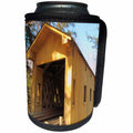 3dRose Sandy Mertens Ohio - Covered Bridge No 2 - Can Cooler Bottle Wrap (cc_26417)