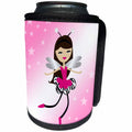 3dRose 311 Trendy Little Dancer - Trendy girl dancer with zebra print tutu - Can Cooler Bottle Wrap (cc_26420)