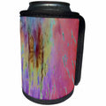 3dRose Abstract Designs - Image of Abstract Blur In Rose Brown and Yellow - Can Cooler Bottle Wrap (cc_264351)