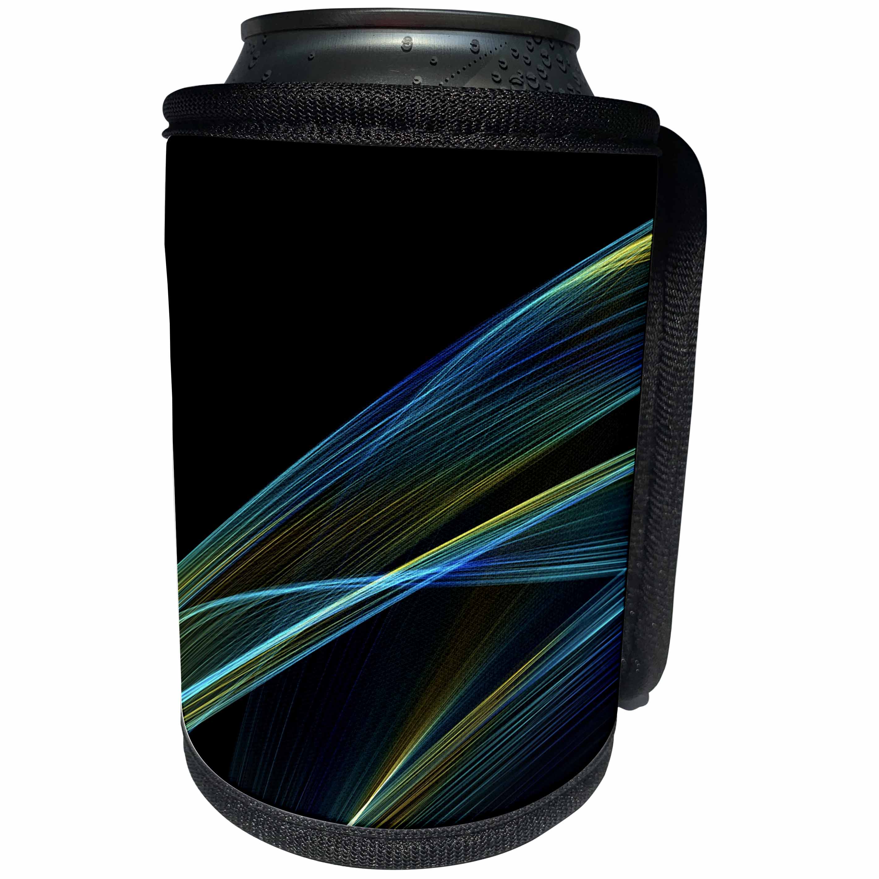 3dRose Abstract Designs - Image of Abstract Light Waves - Can Cooler Bottle Wrap (cc_264352)