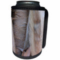 3dRose Abstract Wood Colors - Image of Florida Textured Palm Bark - Can Cooler Bottle Wrap (cc_264392)