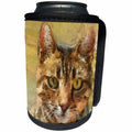 3dRose Taiche - Pencil Drawing - Tabby Cat - Tabby Cat - Can Cooler Bottle Wrap (cc_264425)