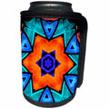 3dRose Dinas Abstract Design - Incredible Florescent light Design - Can Cooler Bottle Wrap (cc_26455)
