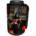 3dRose WhiteOak Art Designs Halloween - Midnight Halloween Fairy Witch - Can Cooler Bottle Wrap (cc_26463)