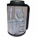 3dRose Andrea Haase Still Life Photography - Word Love made of white wooden letters - Can Cooler Bottle Wrap (cc_264678)