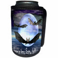 3dRose WhiteOak Art Designs Halloween - Have a Batty Halloween Bat Halloween Design - Can Cooler Bottle Wrap (cc_26468)