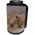3dRose Andrea Haase Animals Photography - Cute little prairie dogs caring each other - Can Cooler Bottle Wrap (cc_264759)