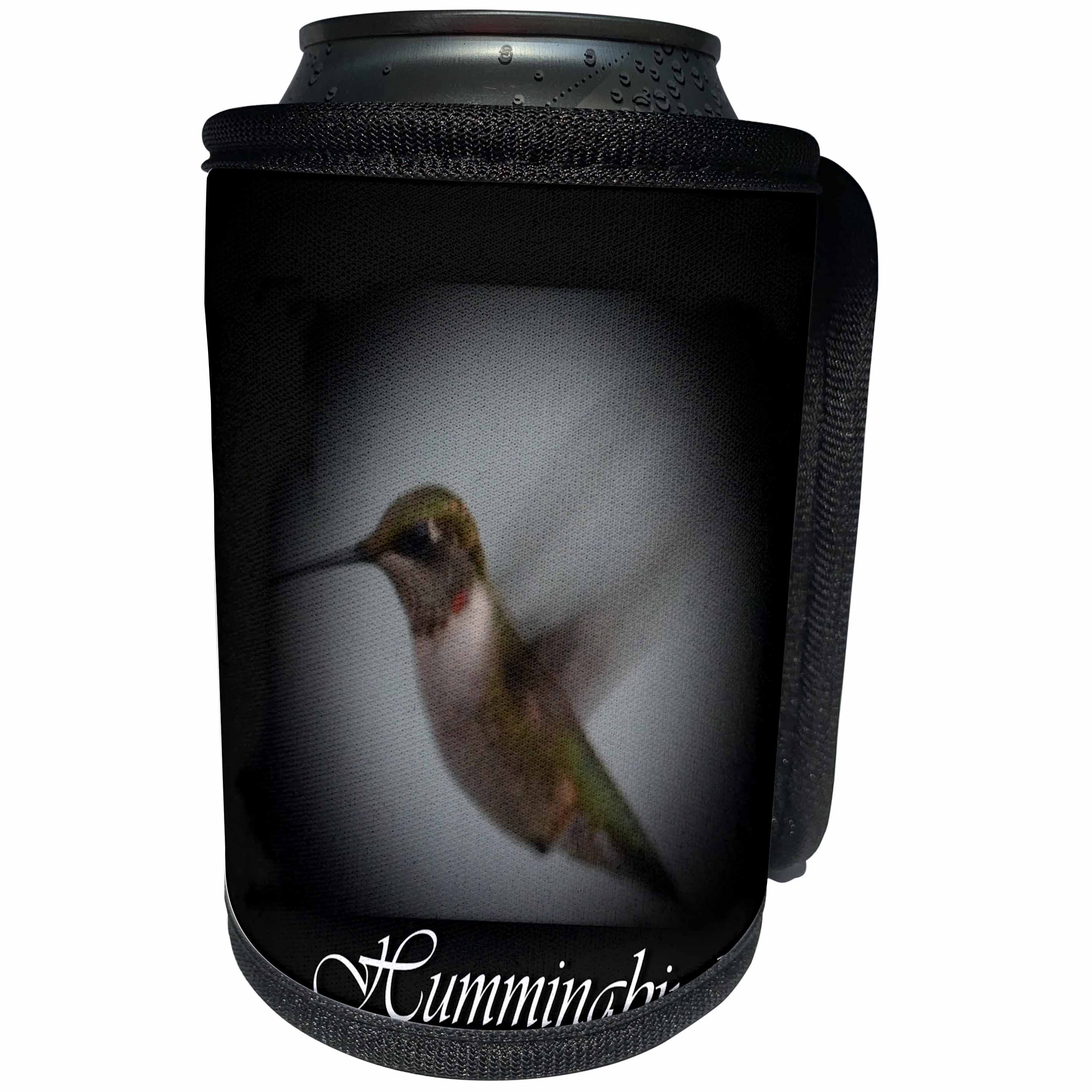 3dRose WhiteOak Photography Animal Prints - Hummingbird AA Hummingbird picture - Can Cooler Bottle Wrap (cc_26478)