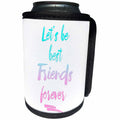 3dRose Andrea Haase Inspirational Typography - Typography glitter quote best friends forever - Can Cooler Bottle Wrap (cc_264821)