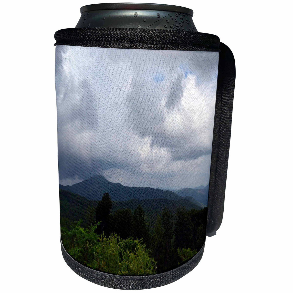 3dRose WhiteOak Photography Nature Scenes - Brown Mountain Mountain in North Carolina - Can Cooler Bottle Wrap (cc_26484)