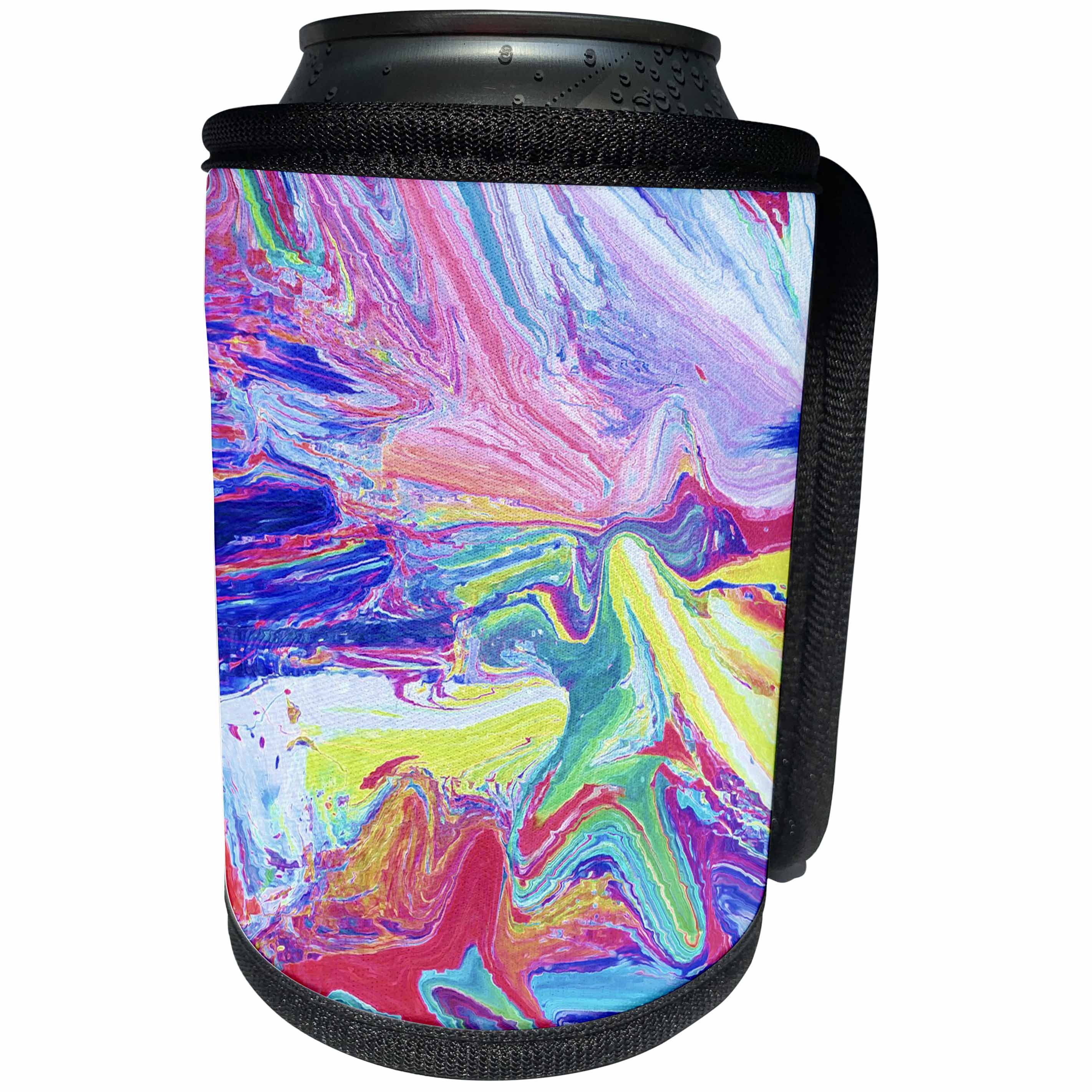 3dRose Florene Contemporary Abstract - Levels - Can Cooler Bottle Wrap (cc_26491)