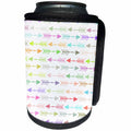 3dRose Anne Marie Baugh - Patterns - Colorful Hand Painted Arrow Pattern - Can Cooler Bottle Wrap (cc_264950)