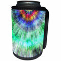 3dRose Phil Perkins - Graphic Design - Textured Tie Dye Starburst - Can Cooler Bottle Wrap (cc_265145)