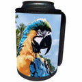 3dRose Phil Perkins - Animals - Colorful Tropical Parrot Bird - Can Cooler Bottle Wrap (cc_265155)