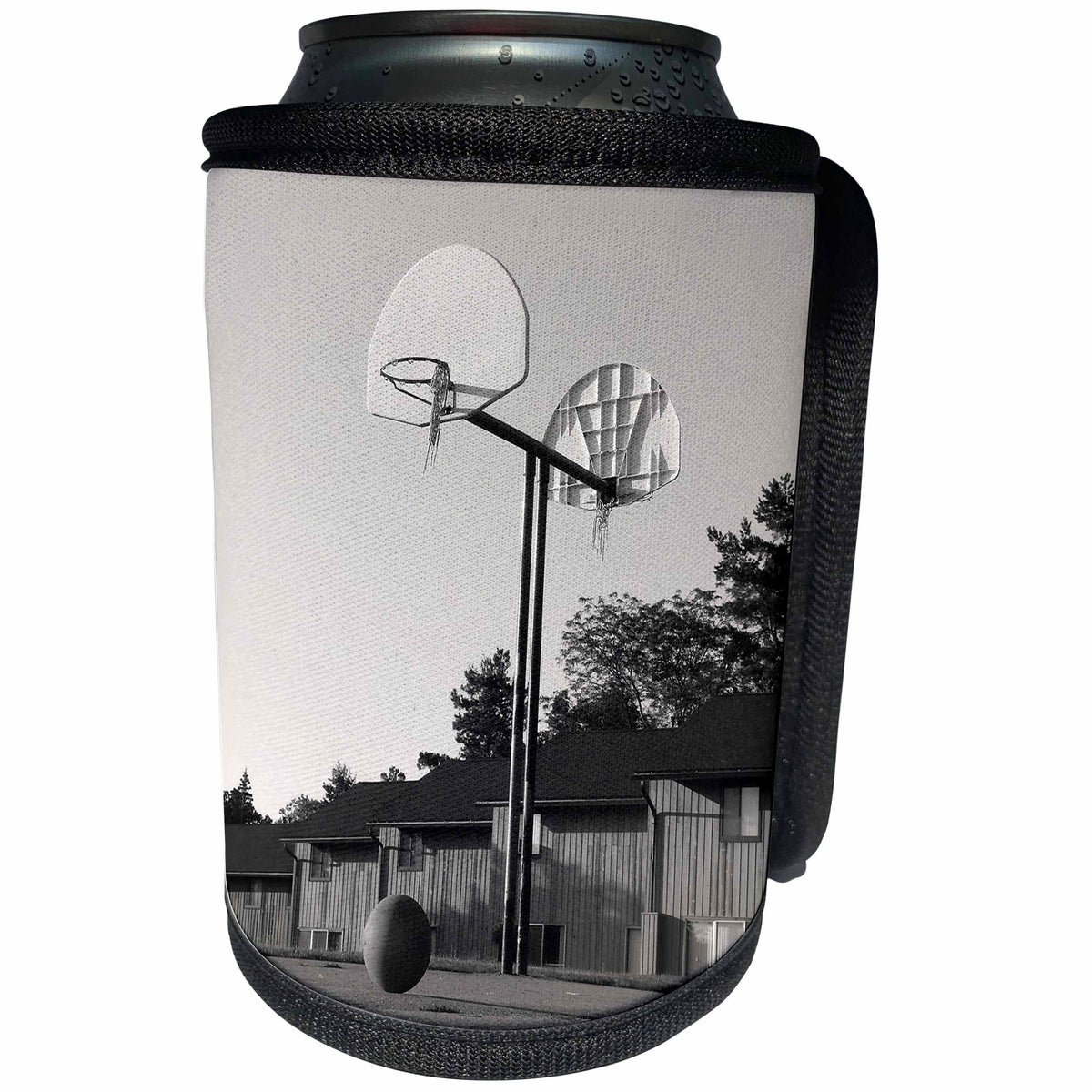 3dRose Phil Perkins - Photography - Basketball - Can Cooler Bottle Wrap (cc_265180)