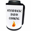 3dRose BrooklynMeme Funny Sayings - Stand back Dad is cooking - Can Cooler Bottle Wrap (cc_265187)