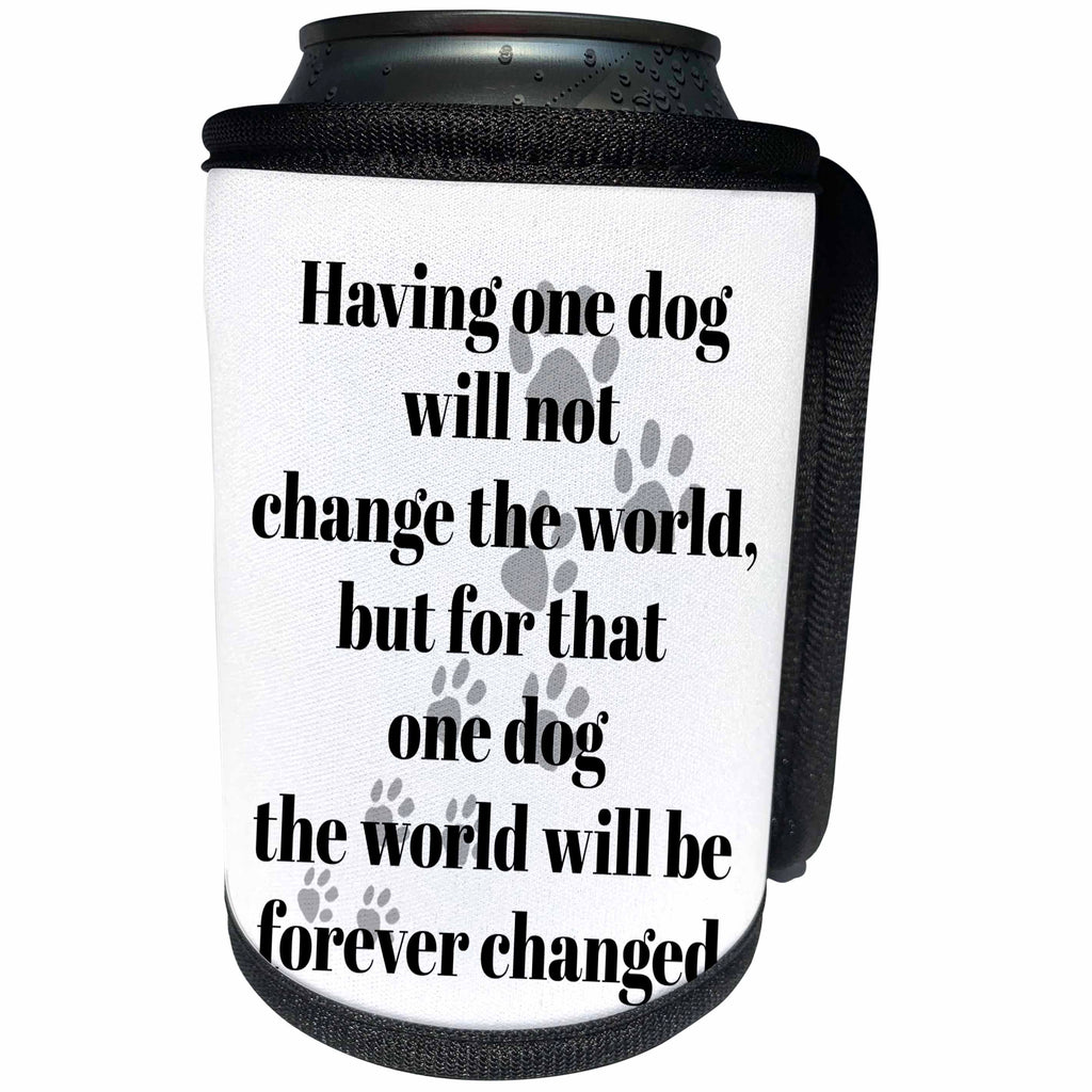 3dRose BrooklynMeme Sayings - For dog lovers - Can Cooler Bottle Wrap (cc_265198)