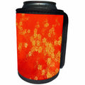 3dRose Florene Contemporary - Flat Rose Red - Can Cooler Bottle Wrap (cc_26520)