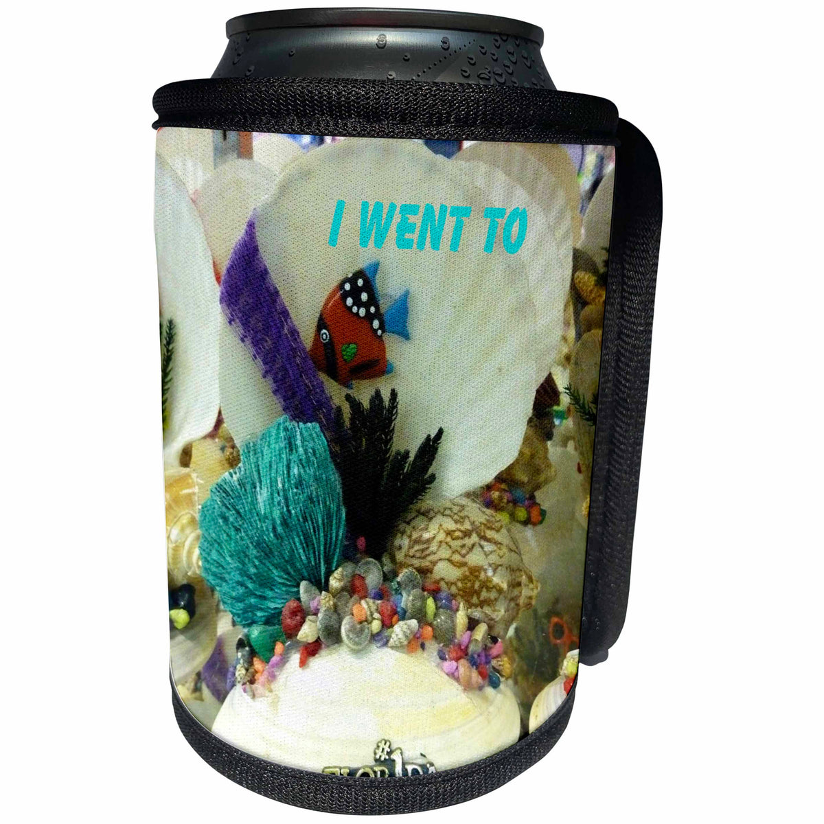 3dRose Florene Humor - Florida Tourist - Can Cooler Bottle Wrap (cc_26522)
