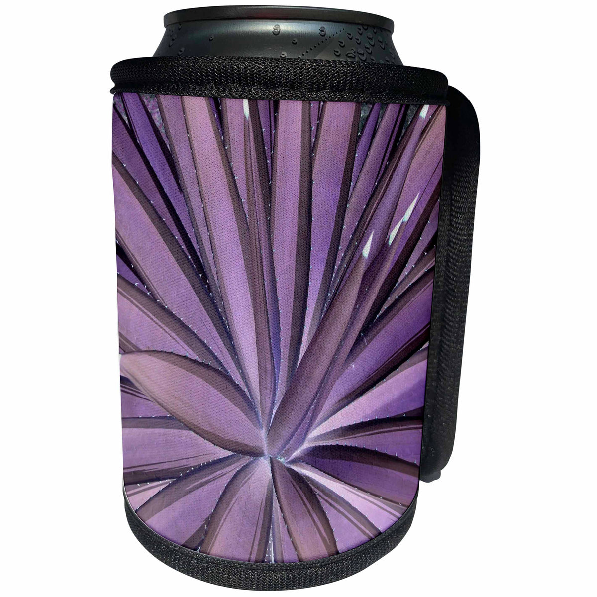 3dRose Florene Abstract Plants - Nature In Purple - Can Cooler Bottle Wrap (cc_26524)