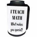 3dRose BrooklynMeme Sayings - I teach Math what makes you special - Can Cooler Bottle Wrap (cc_265293)