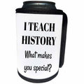 3dRose BrooklynMeme Sayings - I teach History what makes you special - Can Cooler Bottle Wrap (cc_265295)